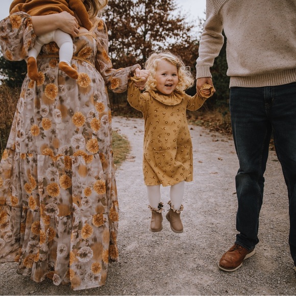 Morning Fog Floral Drop Maxi Dress - Picture 5 of 5